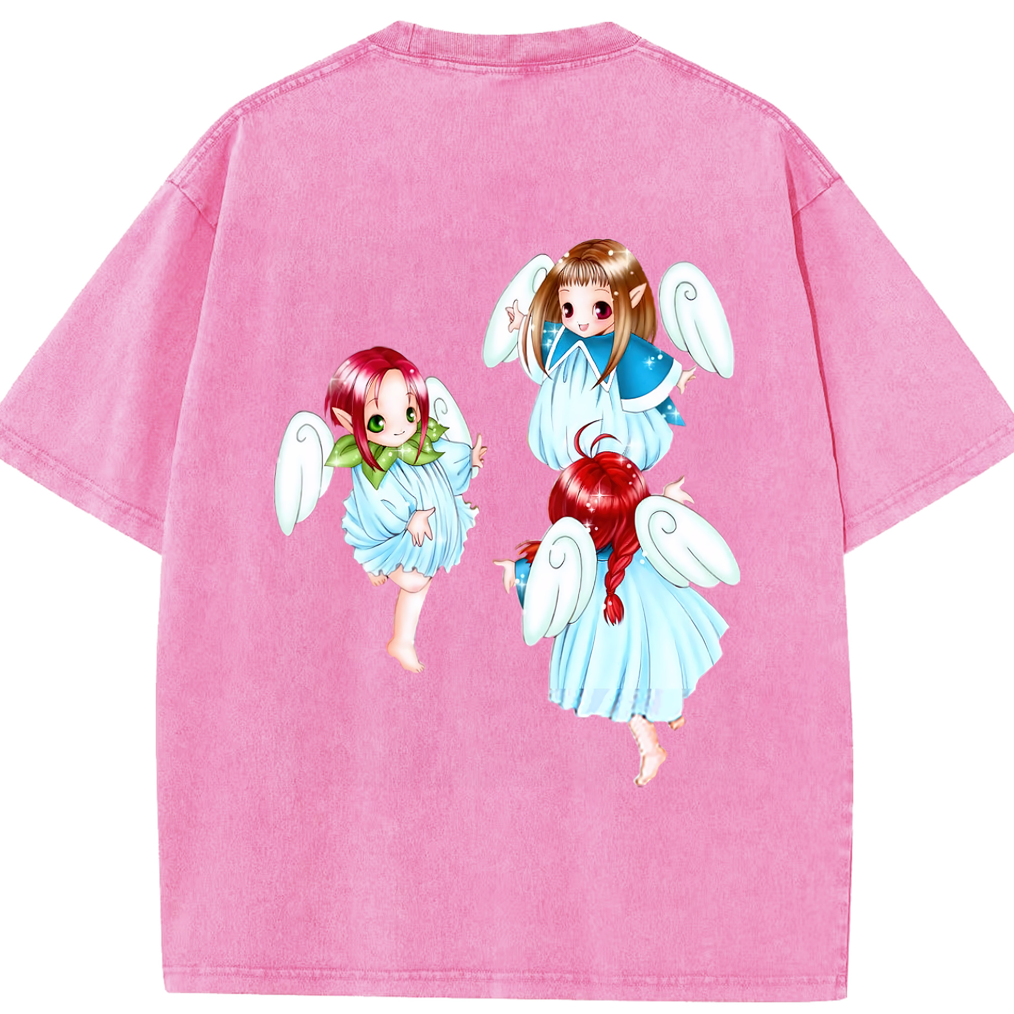 （画像用） 遊☆戯☆王 Yu-Gi-Oh! 綿100% ヴィンテージ風 半袖Tシャツ（背面プリント）